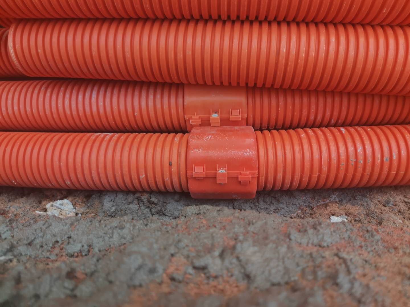 单壁波纹电力管